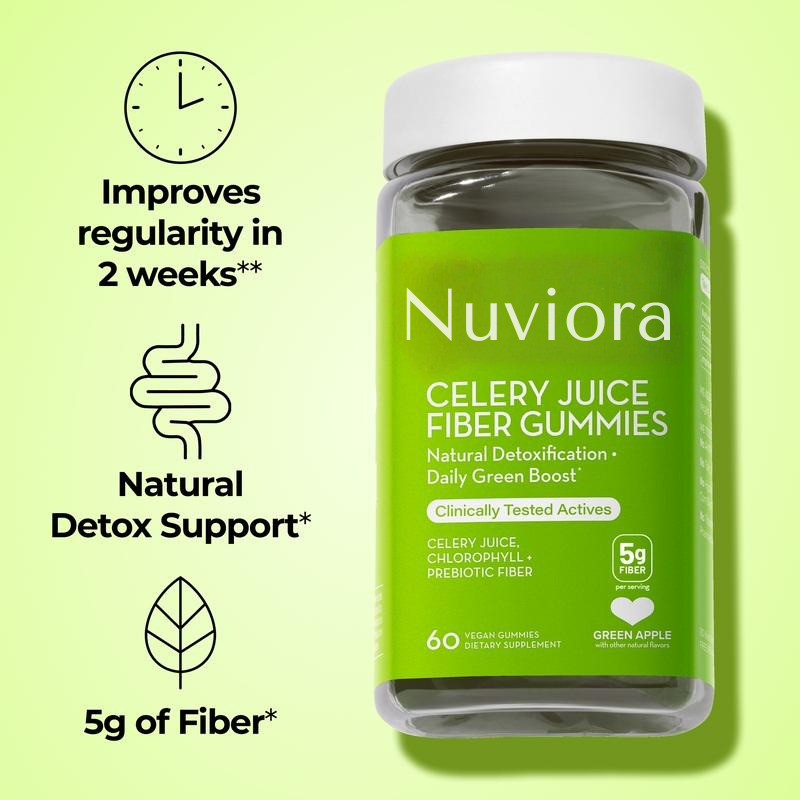 Nuviora® Green Detox Fiber Gummies