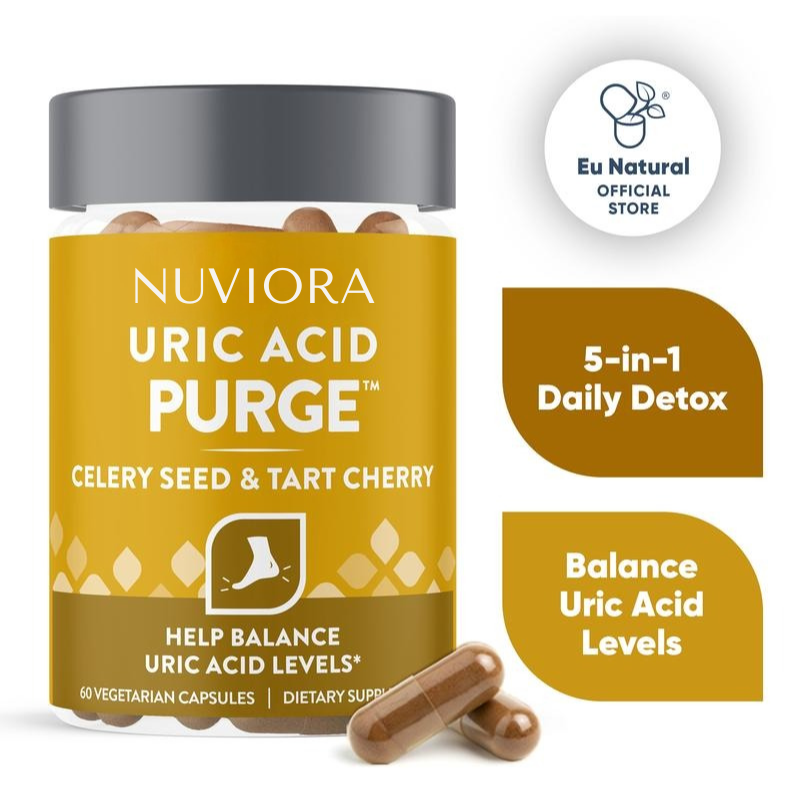 Nuviora® PURGE Uric Acid Cleanse – 60 Vegan Capsules