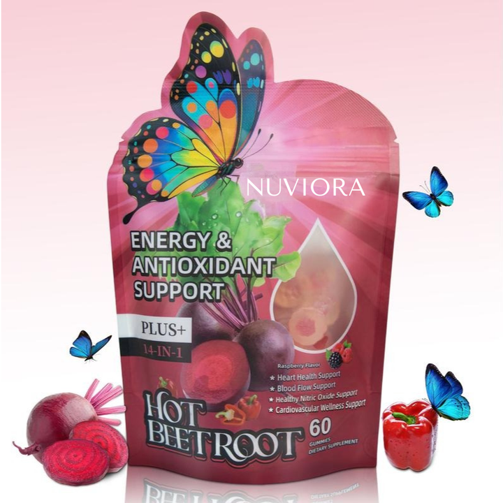 Nuviora® Beetroot Energy & Circulation Gummies